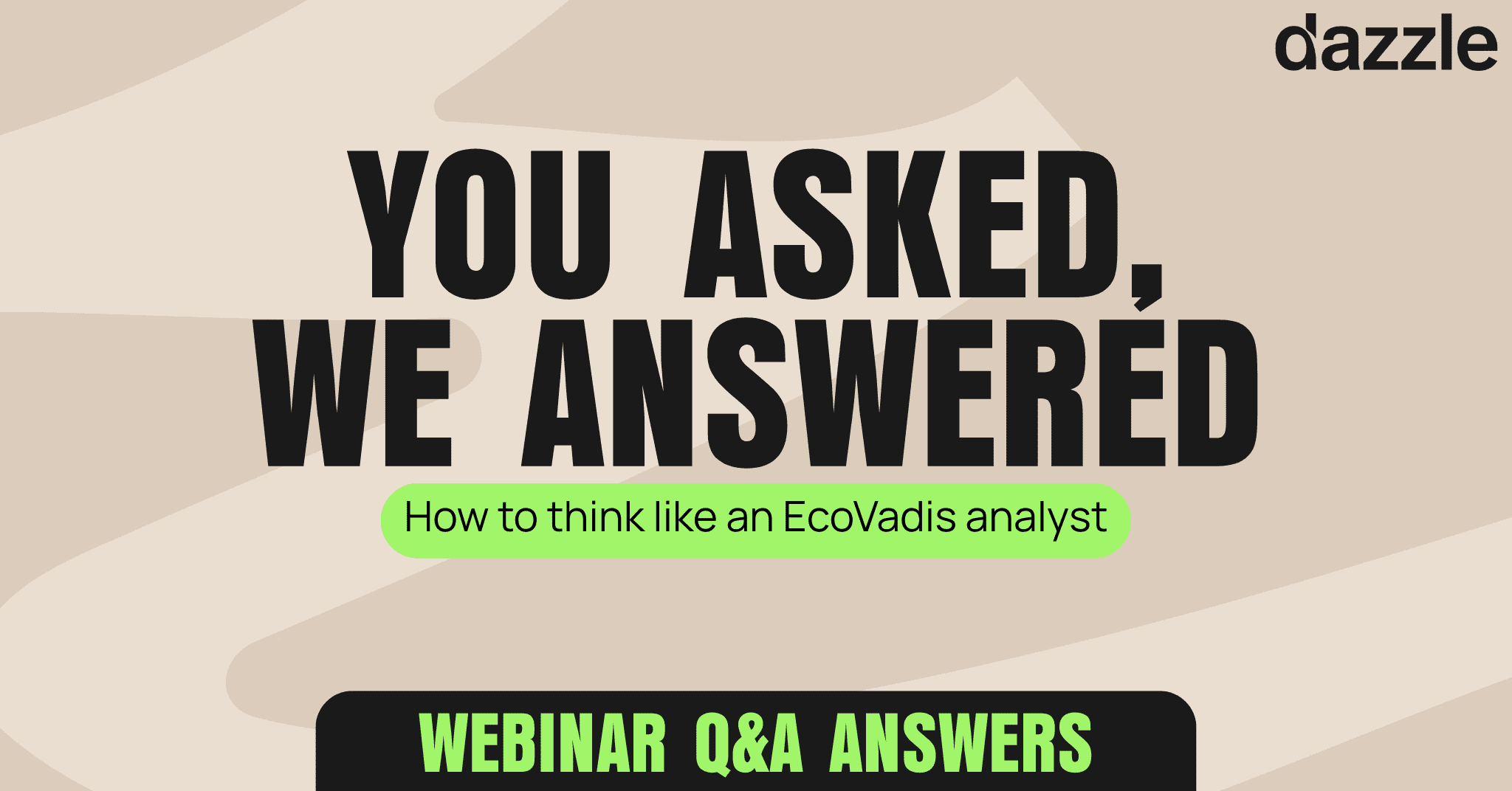 Your EcoVadis questions answered: Insights from our expert webinar