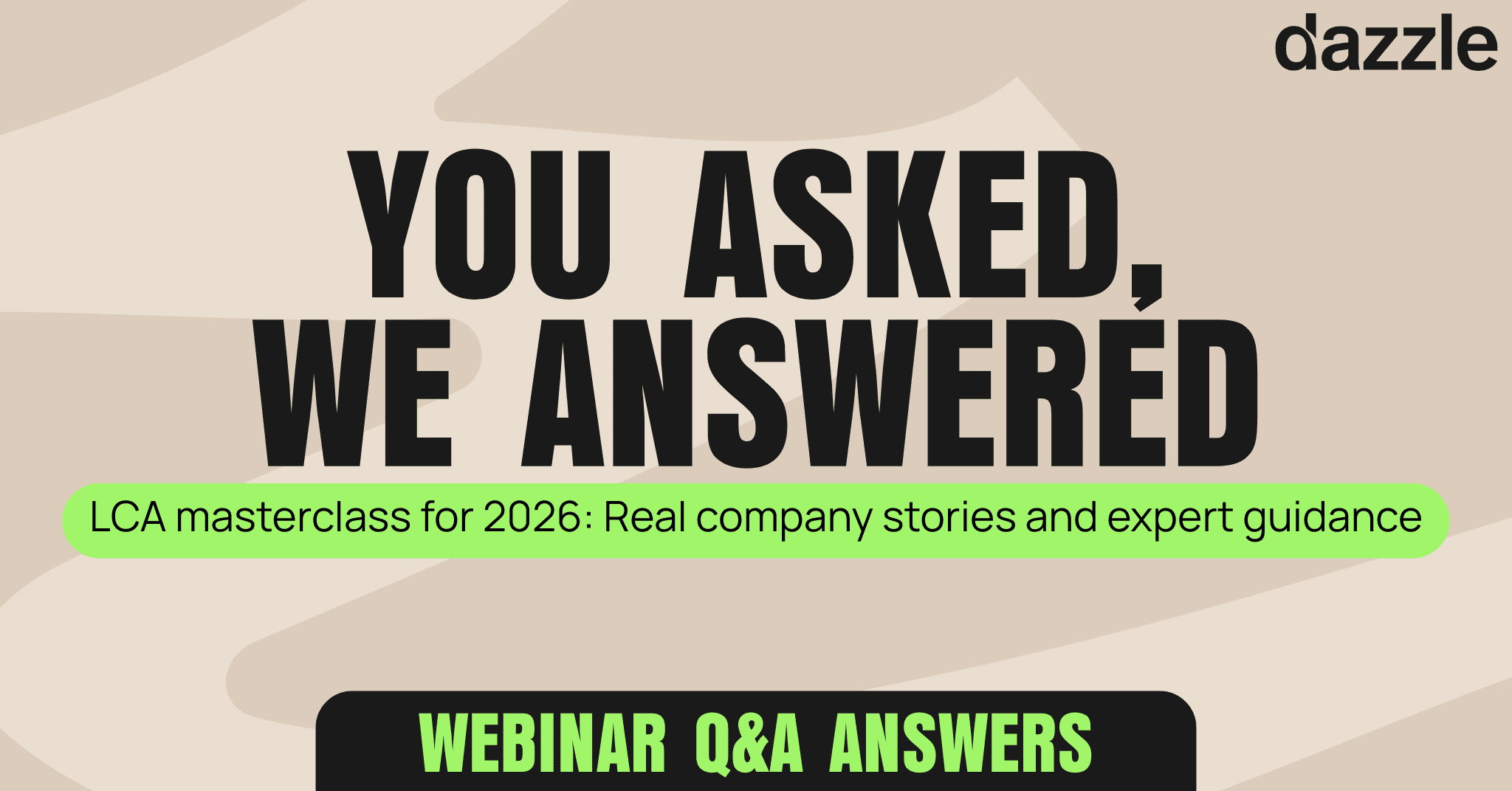 Webinar Q&A Blog featured image LCA Webinar Your LCA questions answered: Insights from our expert webinar