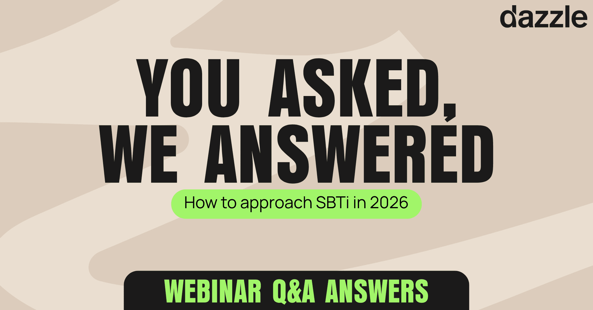 Your SBTi questions answered: Insights from our expert webinar