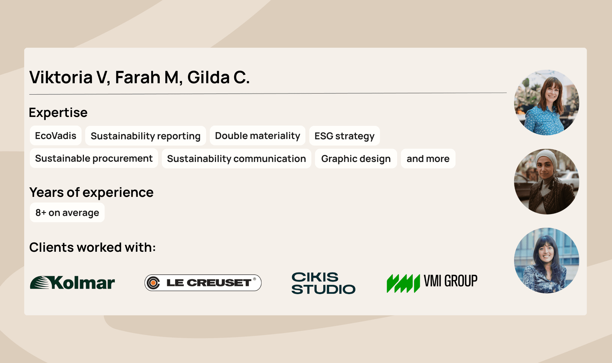 Case study freelancer card Kolmar