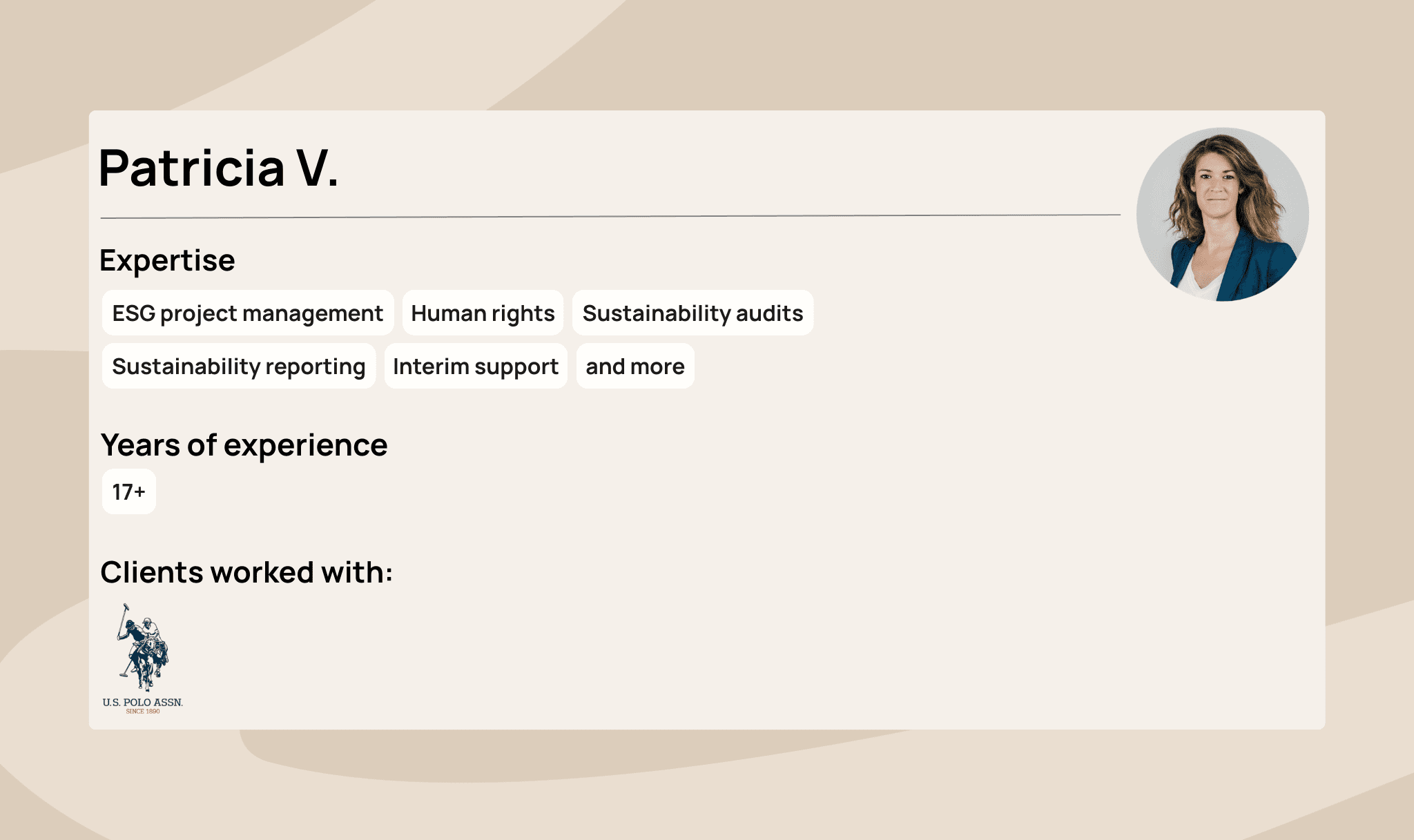 Case study single freelancer card Patricia (1)